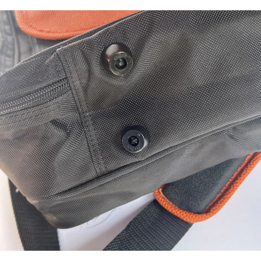 VTG Rawlings NCAA Basketball Messenger Laptop Briefcase Shoulder Bag Orange EUC